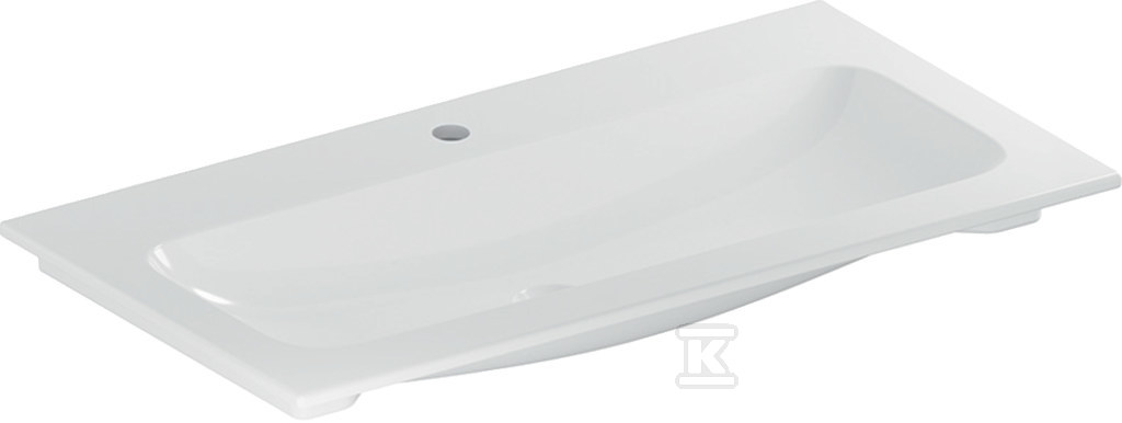 Umywalka iCon meblowa 90 cm z otworem na środku bez przelewu 501.845.00.1 - obrazek 1