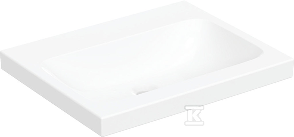 Umywalka iCon Light stawiana na blat 60 cm bez otworu bez przelewu 501.847.00.7 - obrazek 1