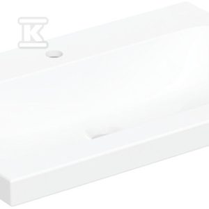 Umywalka iCon Light stawiana na blat 75 cm z otworem na środku bez przelewu 501.848.00.5 Umywalka iCon Light stawiana na blat 75 cm z otworem na środku bez przelewu 501.848.00.5