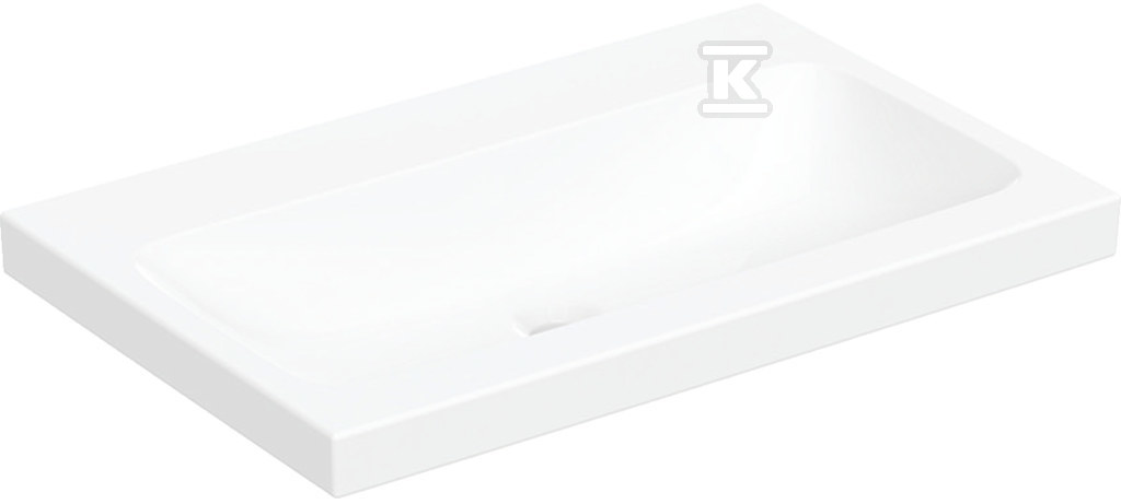 Umywalka iCon Light stawiana na blat 75 cm bez otworu bez przelewu 501.848.00.7 - obrazek 1