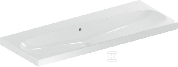 Umywalka Acanto B120cm bez otworu z przelewem 501.880.00.3