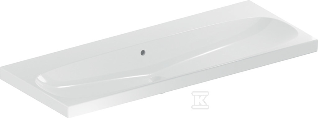 Umywalka Acanto B120cm bez otworu z przelewem 501.880.00.3 - obrazek 1