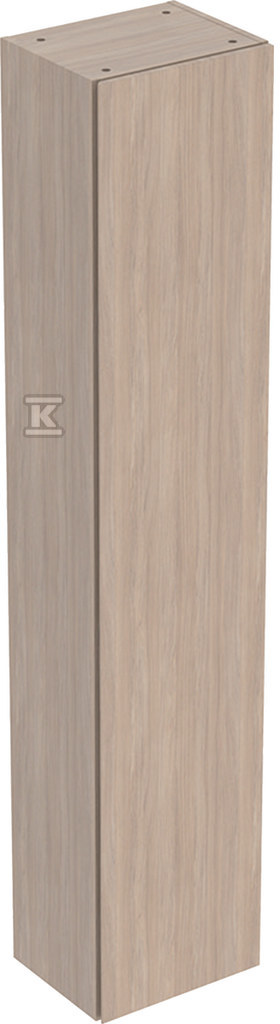 Wysoka szafka iCon z drzwiami 36 cm x 180 cm x 29 1 cm Dąb / Melamina struktura drewna 502.316.JH.1 - obrazek 1