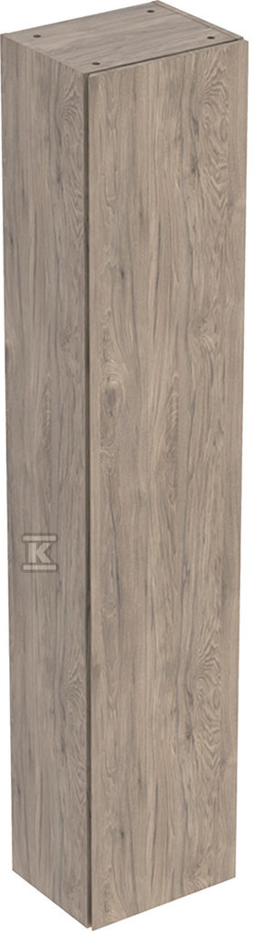 Wysoka szafka iCon z drzwiami 36 cm x 180 cm x 29 1 cm Orzech włoski hickory / Melamina struktura drewna 502.316.JR.1 - obrazek 1