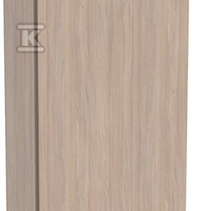 Wysoka szafka iCon z jednymi drzwiami i lustrem wewnętrznym krótka 45 cm x 180 cm x 15 cm Dąb / Melamina struktura drewna 502.317.JH.1