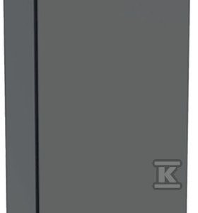 Wysoka szafka iCon z jednymi drzwiami i lustrem wewnętrznym krótka 45 cm x 180 cm x 15 cm Lava / Lakierowany matowy 502.317.JK.1