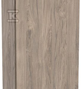 Wysoka szafka iCon z jednymi drzwiami i lustrem wewnętrznym krótka 45 cm x 180 cm x 15 cm Orzech włoski hickory / Melamina struktura drewna 502.317.JR.1