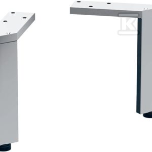 Zestaw nóg (2 szt.): H=15.1-15.4cm Chrom błyszczący 500.367.00.1