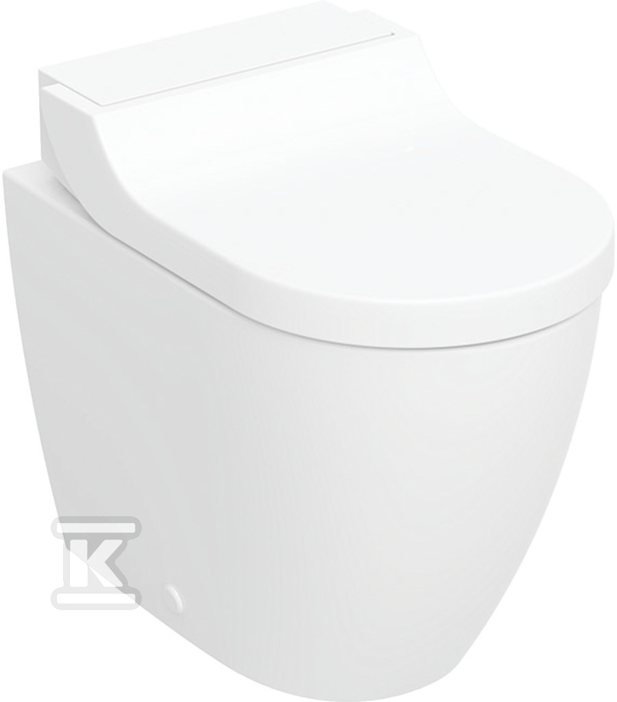 Miska myjąca z funkcją higieny intymnej AquaClean Tuma Comfort, stojąca miska WC, szkło białe 146.310.SI.1 - obrazek 1