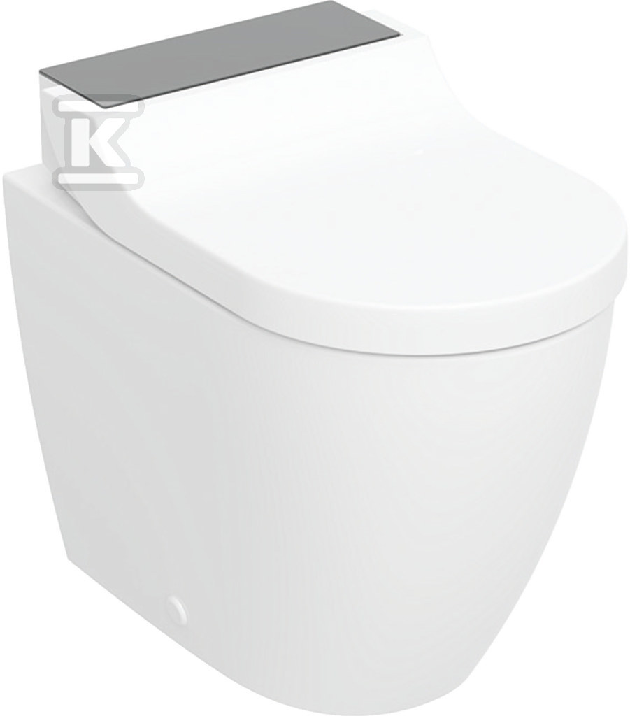 Miska myjąca z funkcją higieny intymnej AquaClean Tuma Comfort, stojąca miska WC, szkło czarne 146.310.SJ.1 - obrazek 1