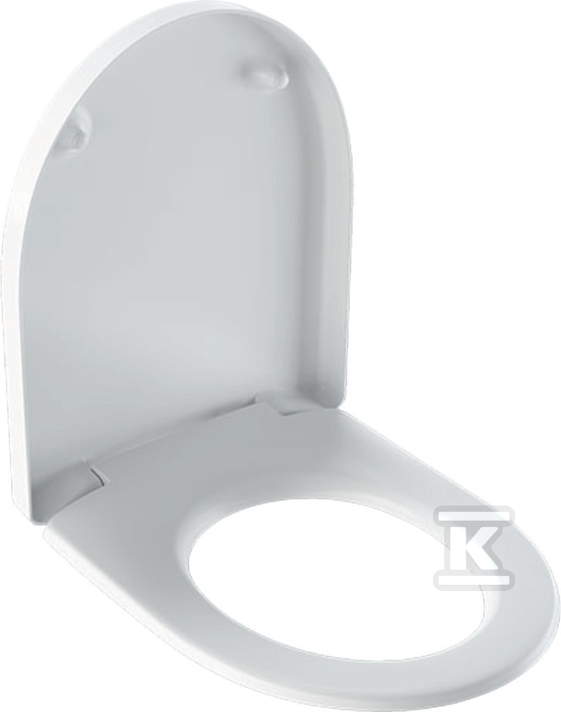 Deska sedesowa WC wolnoopadająca iCon z opcją wypinania biała 500.670.01.1 - obrazek 1