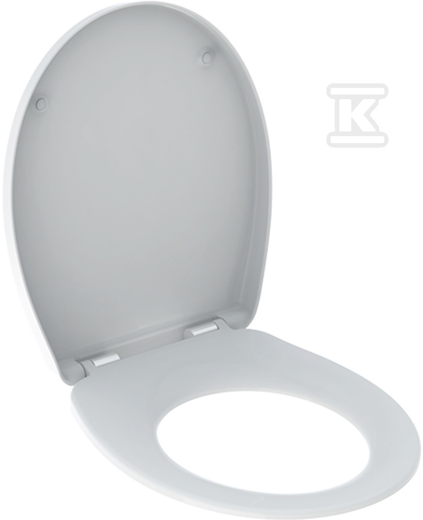 Deska sedesowa WC wolnoopadająca Rekord mocowanie od góry, zawiasy wypinane biała K90125000 - obrazek 1