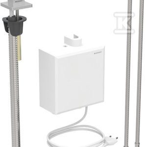 Bateria umywalkowa Brenta, stojąca, zasilanie sieciowe, z natynkową skrzynką funkcyjną, z mieszaczem termostatycznym, stal nierdzewna 116.177.SN.1 Bateria umywalkowa Brenta, stojąca, zasilanie sieciowe, z natynkową skrzynką funkcyjną, z mieszaczem termostatycznym, stal nierdzewna 116.177.SN.1