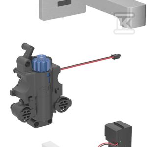 Bateria umywalkowa Brenta, ścienna, zasilanie sieciowe, do podtynkowej skrzynki funkcyjnej, z mieszaczem termostatycznym, L=17cm, stal nierdzewna 116.277.SN.1 Bateria umywalkowa Brenta, ścienna, zasilanie sieciowe, do podtynkowej skrzynki funkcyjnej, z mieszaczem termostatycznym, L=17cm, stal nierdzewna 116.277.SN.1