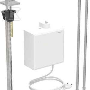 Bateria umywalkowa Brenta, stojąca, zasilanie sieciowe, z natynkową skrzynką funkcyjną, z mieszaczem, stal nierdzewna 116.172.SN.1 Bateria umywalkowa Brenta, stojąca, zasilanie sieciowe, z natynkową skrzynką funkcyjną, z mieszaczem, stal nierdzewna 116.172.SN.1