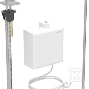 Bateria umywalkowa Brenta, stojąca, zasilanie sieciowe, z natynkową skrzynką funkcyjną, bez mieszacza, stal nierdzewna 116.171.SN.1 Bateria umywalkowa Brenta, stojąca, zasilanie sieciowe, z natynkową skrzynką funkcyjną, bez mieszacza, stal nierdzewna 116.171.SN.1