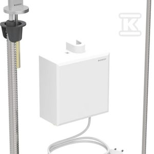 Bateria umywalkowa Piave, stojąca, zasilanie sieciowe, z natynkową skrzynką funkcyjną, bez mieszacza, stal nierdzewna 116.161.SN.1 Bateria umywalkowa Piave, stojąca, zasilanie sieciowe, z natynkową skrzynką funkcyjną, bez mieszacza, stal nierdzewna 116.161.SN.1