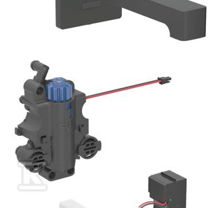 Bateria umywalkowa Brenta, ścienna, zasilanie sieciowe, do podtynkowej skrzynki funkcyjnej, z mieszaczem termostatycznym, L=17cm, czarny mat 116.277.14.1 Bateria umywalkowa Brenta, ścienna, zasilanie sieciowe, do podtynkowej skrzynki funkcyjnej, z mieszaczem termostatycznym, L=17cm, czarny mat 116.277.14.1