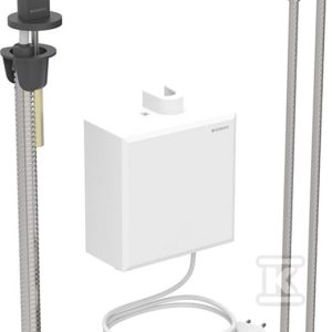 Bateria umywalkowa Piave, stojąca, zasilanie sieciowe, z natynkową skrzynką funkcyjną, z mieszaczem, czarny mat 116.162.14.1 Bateria umywalkowa Piave, stojąca, zasilanie sieciowe, z natynkową skrzynką funkcyjną, z mieszaczem, czarny mat 116.162.14.1