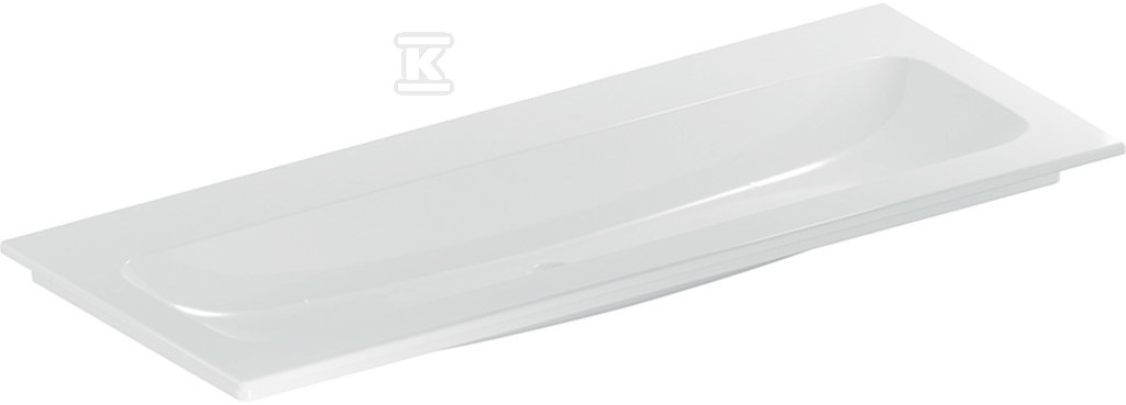 Umywalka meblowa iCon, 120x48x13 cm, cienki rant, bez przelewu, bez otworu, KeraTect 501.846.00.4 - obrazek 1