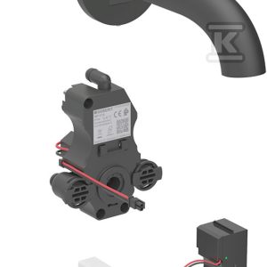 Bateria umywalkowa Piave, ścienna, zasilanie sieciowe, do podtynkowej skrzynki funkcyjnej, bez mieszacza, L17, czarny mat 116.261.14.1 Bateria umywalkowa Piave, ścienna, zasilanie sieciowe, do podtynkowej skrzynki funkcyjnej, bez mieszacza, L17, czarny mat 116.261.14.1