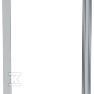 Zestaw pokrywy i okładzin bocznych do modułu sanitarnego Monolith Plus do WC wiszącego, H114, indywidualizowany, czarny chrom / aluminium szczotkowane 131.197.00.2