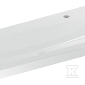 Umywalka iCon Light, 120x48x16 cm, bez przelewu, 2 otwory na baterię, KeraTect 501.837.00.6 Umywalka iCon Light, 120x48x16 cm, bez przelewu, 2 otwory na baterię, KeraTect 501.837.00.6