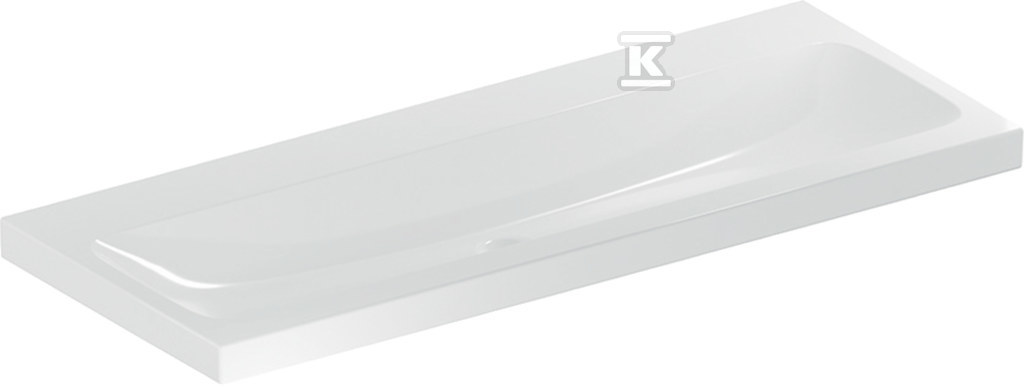 Umywalka iCon Light, 120x48x16 cm, bez przelewu, bez otworu na baterię, KeraTect 501.837.00.8 - obrazek 1