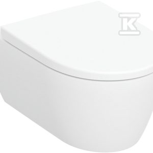 Zestaw WC iCon – wisząca miska lejowa, B35.5cm, H37.5cm, T53cm, ukryte mocowania, Rimfree, deska sedesowa wolnoopadająca, mocowanie od góry, wypinane zawiasy 501.664.00.1 Zestaw WC iCon – wisząca miska lejowa, B35.5cm, H37.5cm, T53cm, ukryte mocowania, Rimfree, deska sedesowa wolnoopadająca, mocowanie od góry, wypinane zawiasy 501.664.00.1