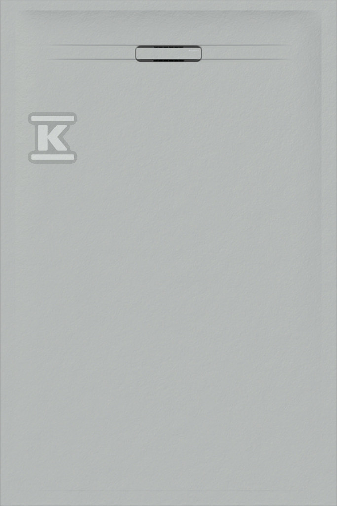 Brodzik prostokątny Sestra 90x70 cm, szary 550.212.00.2 - obrazek 1
