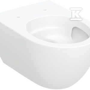 Miska WC wisząca Acanto, lejowa, 35.5x53x33.5cm, ukryte mocowanie, TurboFlush, KeraTect 502.717.00.8