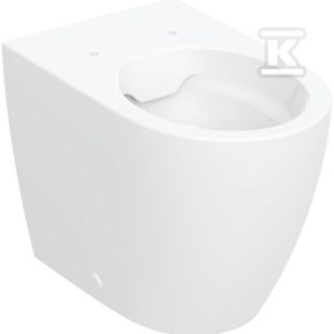 Miska WC stojąca iCon, wymiary 36x41x56cm, lejowa, przylegająca, ukryte mocowanie, Rimfree, KeraTect 502.382.00.8