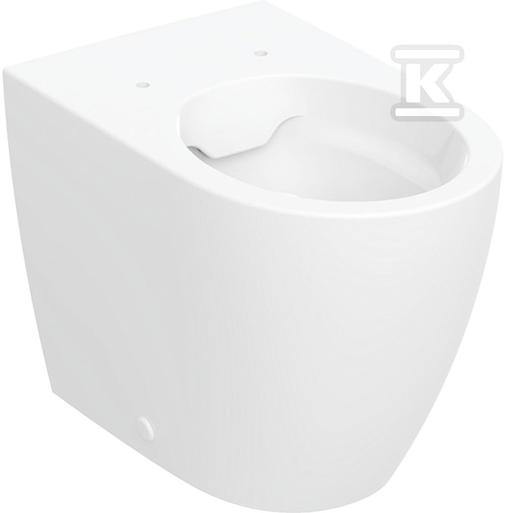 Miska WC stojąca iCon, wymiary 36x41x56cm, lejowa, przylegająca, ukryte mocowanie, Rimfree, KeraTect 502.382.00.8 - obrazek 1