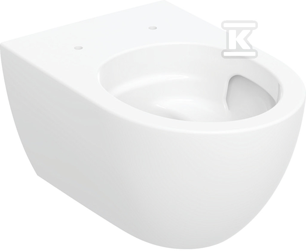 Miska WC wisząca Acanto, lejowa, 35.5x53x33.5cm, ukryte mocowanie, TurboFlush 502.717.00.1 - obrazek 1
