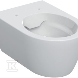 Miska WC wisząca iCon, 35.5x53x33 cm lejowa, rimfree, keraTect, ukryte mocowania 501.661.00.8