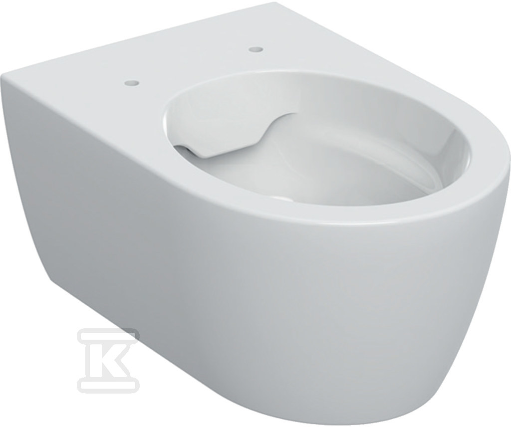 Miska WC wisząca iCon, 35.5x53x33 cm lejowa, rimfree, keraTect, ukryte mocowania 501.661.00.8 - obrazek 1
