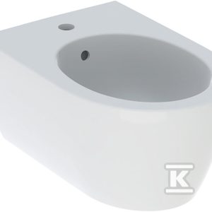 Bidet wiszący iCon, 35.5x53x30 cm, z przelewem, otwór na baterię, ukryte mocowania, KeraTect 501.898.00.8 Bidet wiszący iCon, 35.5x53x30 cm, z przelewem, otwór na baterię, ukryte mocowania, KeraTect 501.898.00.8