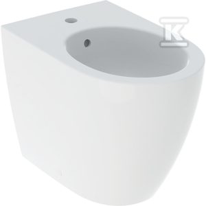 Bidet stojący iCon, wymiary 35x41x56 cm, przylegający, ukryte mocowania, z przelewem, otwór na baterię, KeraTect 502.384.00.8 Bidet stojący iCon, wymiary 35x41x56 cm, przylegający, ukryte mocowania, z przelewem, otwór na baterię, KeraTect 502.384.00.8