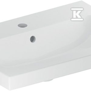 Umywalka iCon Light, 60x17x42 cm, z przelewem, otwór na baterię, KeraTect, krótka 501.841.00.2 Umywalka iCon Light, 60x17x42 cm, z przelewem, otwór na baterię, KeraTect, krótka 501.841.00.2