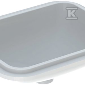 Variform Umywalka podblatowa, prostokątna, B53cm, H17.8cm, T44cm, bez przelewu, bez otworu na baterię, szkliwiony spód, KeraTect 500.763.00.2 Variform Umywalka podblatowa, prostokątna, B53cm, H17.8cm, T44cm, bez przelewu, bez otworu na baterię, szkliwiony spód, KeraTect 500.763.00.2