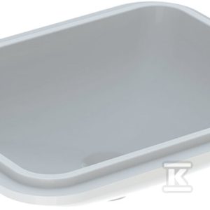Variform Umywalka podblatowa, prostokątna, B58cm, H17.8cm, T49cm, bez przelewu, bez otworu na baterię, szkliwiony spód 500.767.01.2 Variform Umywalka podblatowa, prostokątna, B58cm, H17.8cm, T49cm, bez przelewu, bez otworu na baterię, szkliwiony spód 500.767.01.2