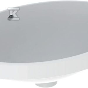 Variform Umywalka wpuszczana w blat, owalna, B55cm, H17.8cm, T40cm, z przelewem, bez otworu na baterię, szkliwiony spód 500.717.01.2 Variform Umywalka wpuszczana w blat, owalna, B55cm, H17.8cm, T40cm, z przelewem, bez otworu na baterię, szkliwiony spód 500.717.01.2