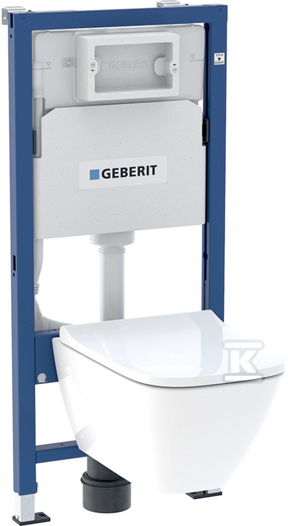 Zestaw stelażowy Duofix Basic Smyle Square krótka 118.348.00.2 - obrazek 1