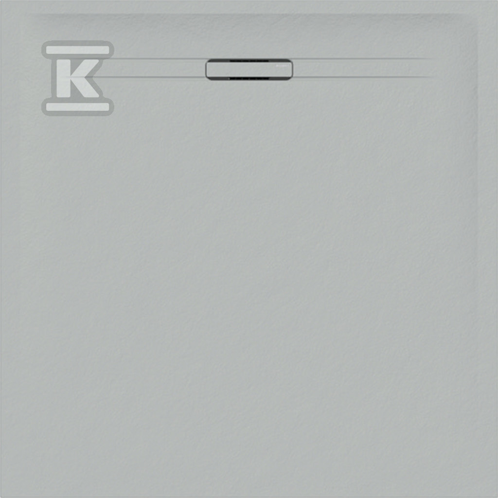 Brodzik kwadratowy Sestra 90x90 cm, szary 550.260.00.2 - obrazek 1