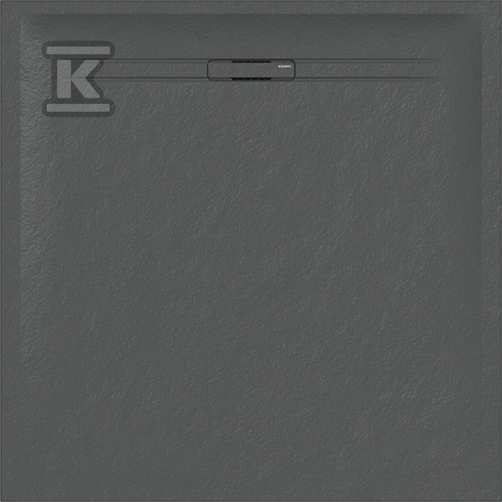 Brodzik kwadratowy Sestra 90x90 cm, grafit 550.270.00.2 - obrazek 1