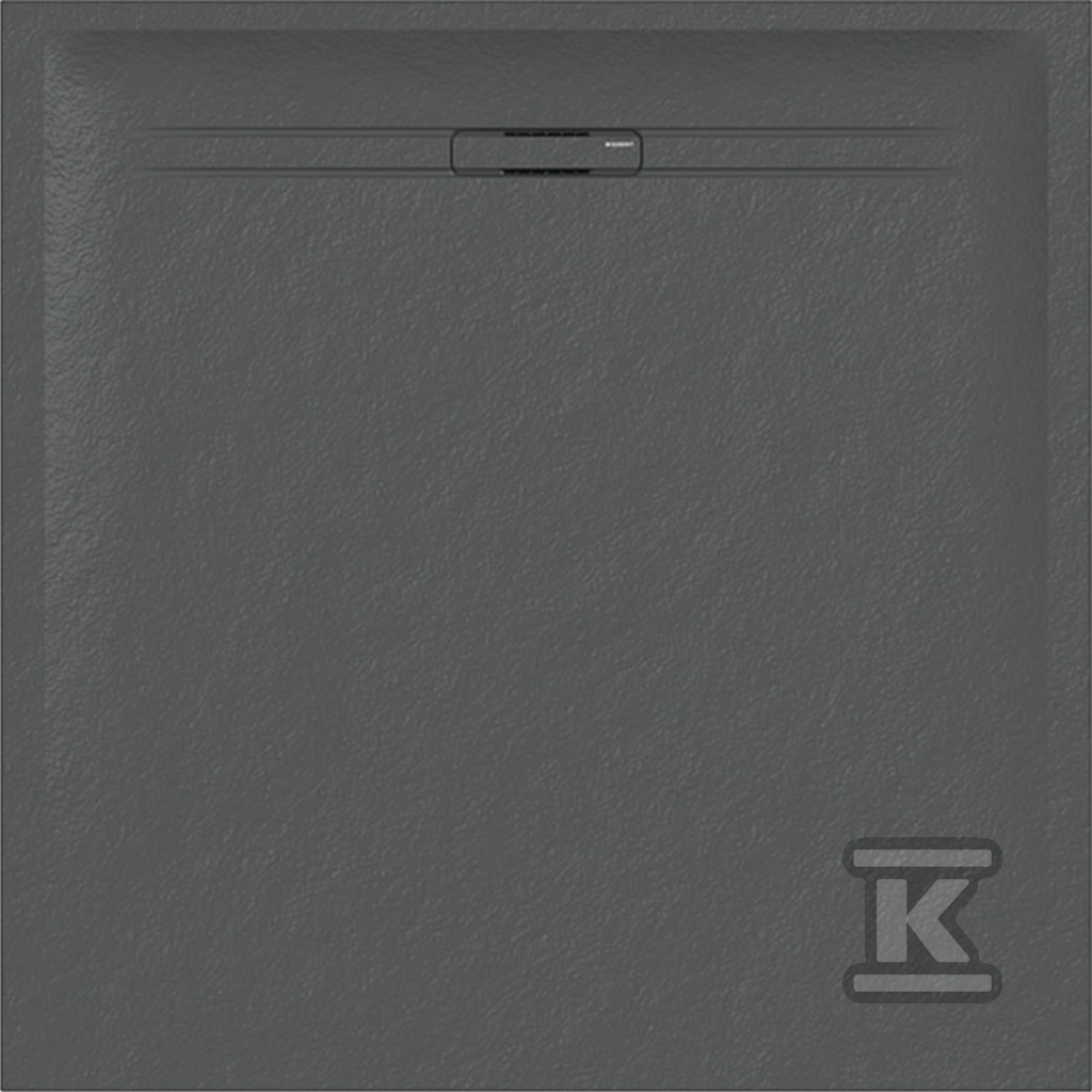 Brodzik kwadratowy Sestra 80x80 cm, grafit 550.292.00.2 - obrazek 1
