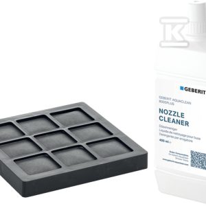Zestaw aktywnego filtra węglowego i płynu do czyszczenia dyszy natryskowej do toalet myjących Geberit AquaClean 8000plus 240.625.00.1