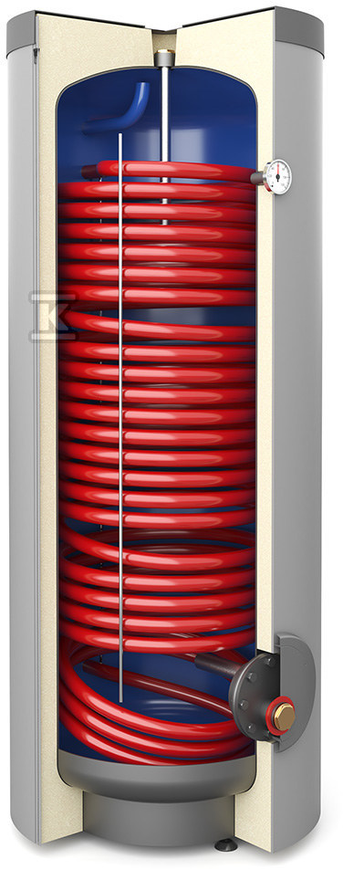 Wymiennik cwu z wężownicą spiralną, stojący SGW(S) Tower Grand 300L, poliuretan, skay, wężownica o pow. 2,7m 26-308107N - obrazek 1