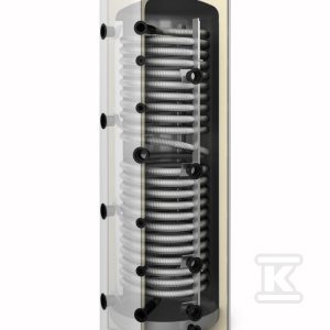 Akumulacyjny zbiornik warstwowy MULTI-INOX 1500L wężownica inox do C.W.U., rozbieralna pianka poliuretanowa 100mm, skay 70-151600