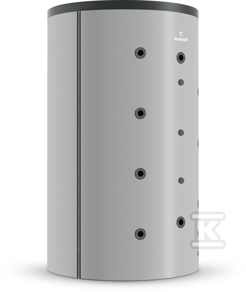 Zbiornik buforowy do pomp ciepła z maks. dużą wężownicą spiralną SG(B) 1000 l., stojący, izolacja Neodul, skay,, wężownica 12m2 71-100700 - obrazek 1